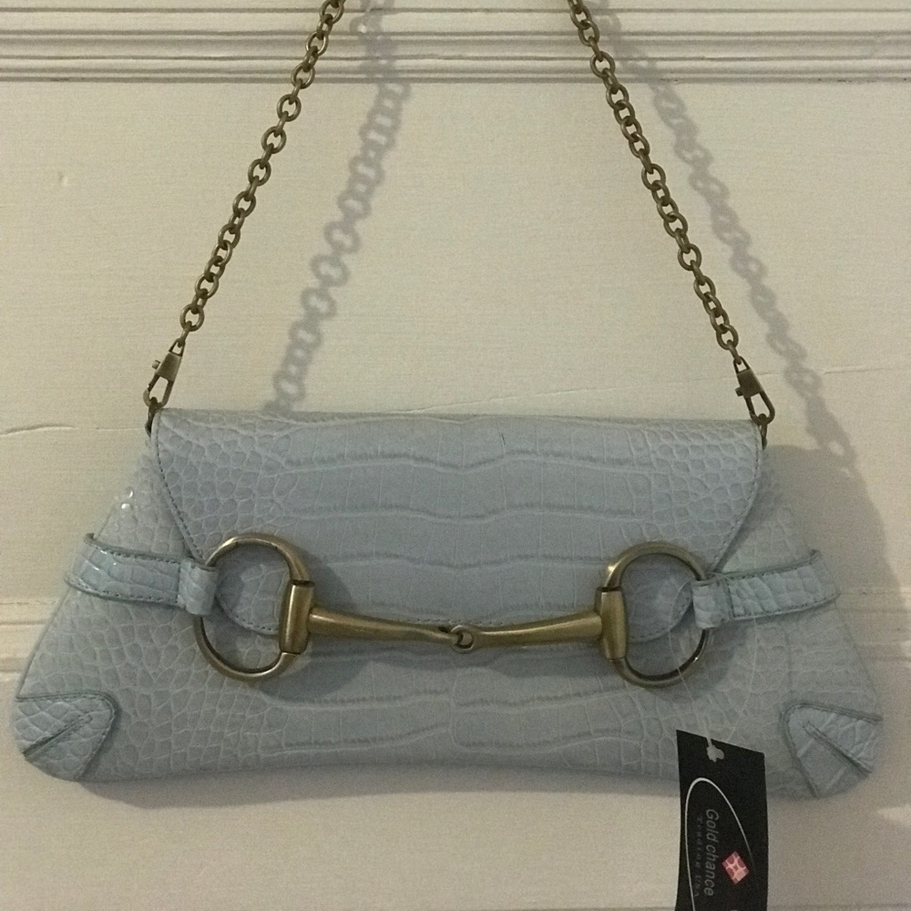 Cute light blue purse